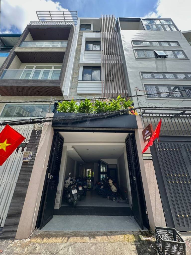 BÁN TOÀ NHÀ 5 TẦNG SÂN VƯỜN BÌNH THẠNH - 122M2 - 11 Phòng AirBNB + Sân vườn quầy Cafe - 25.2 TỶ